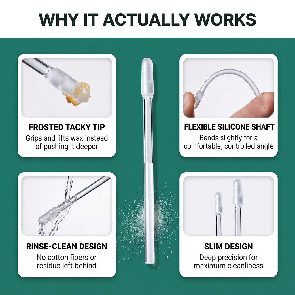 Reusable Sticky Ear Cleaning Stick