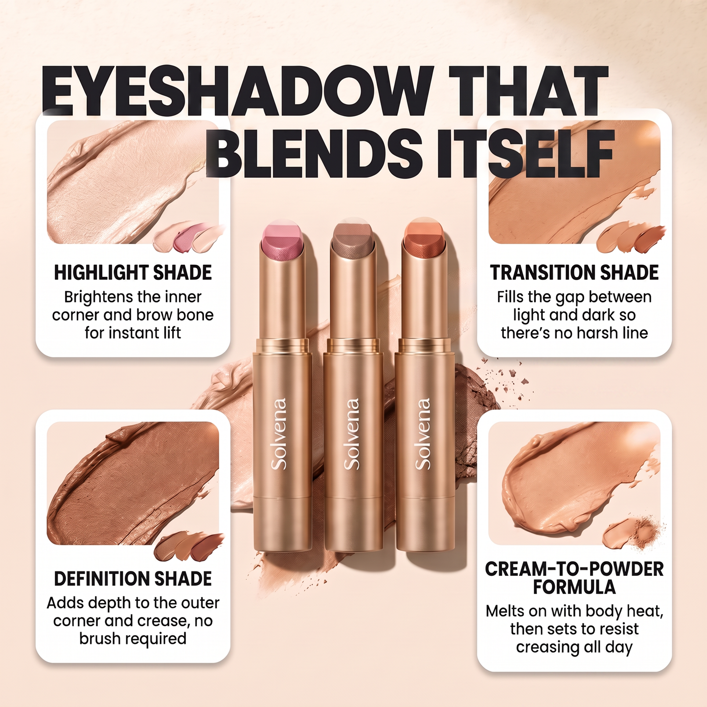 3 in 1 Eyeshadow Stick
