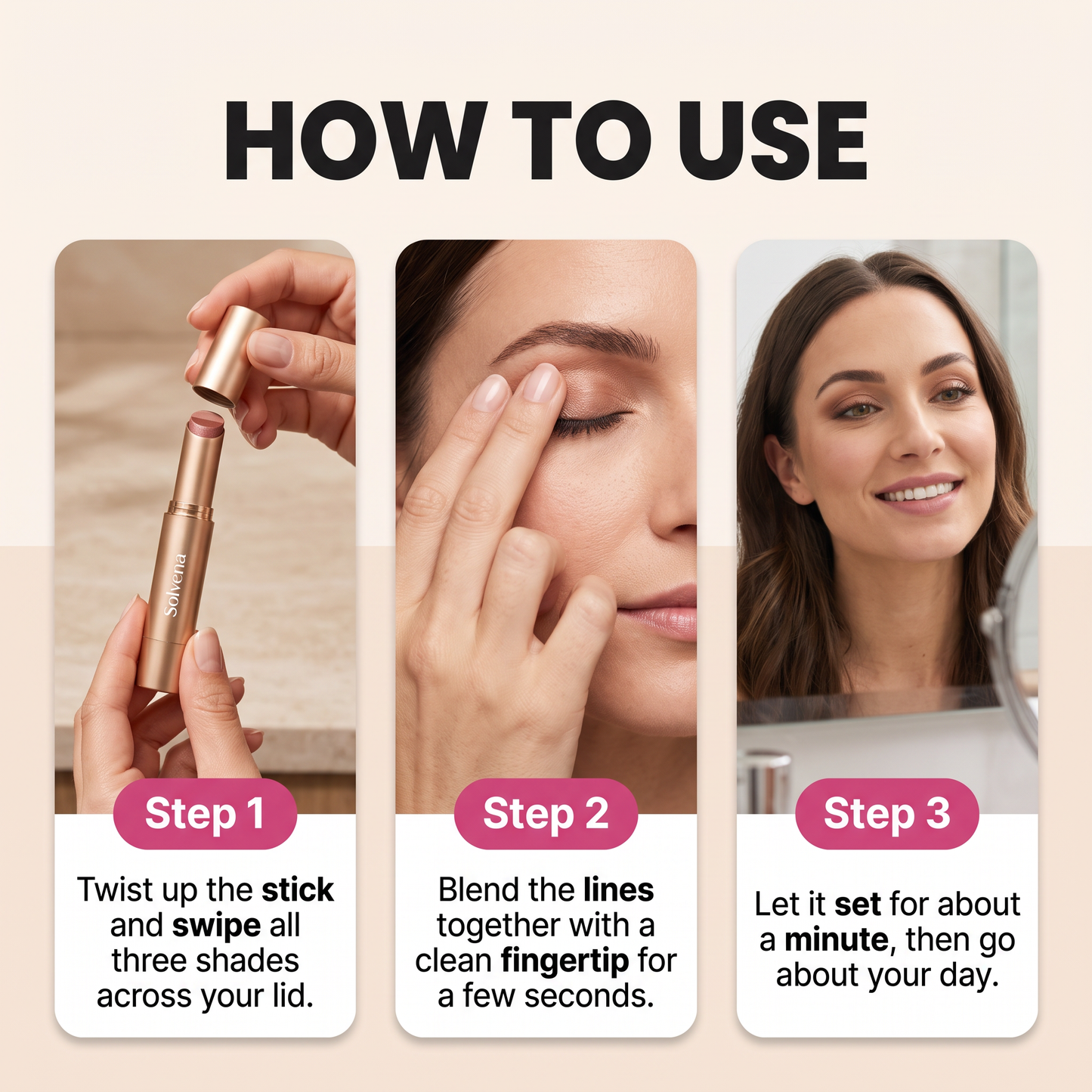 3 in 1 Eyeshadow Stick